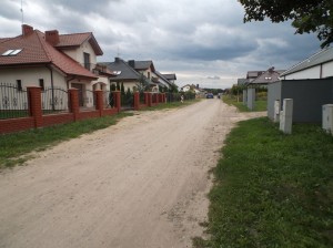 Palędzie (gmina Dopiewo) – nowe domy przy ulicy Pogodnej
